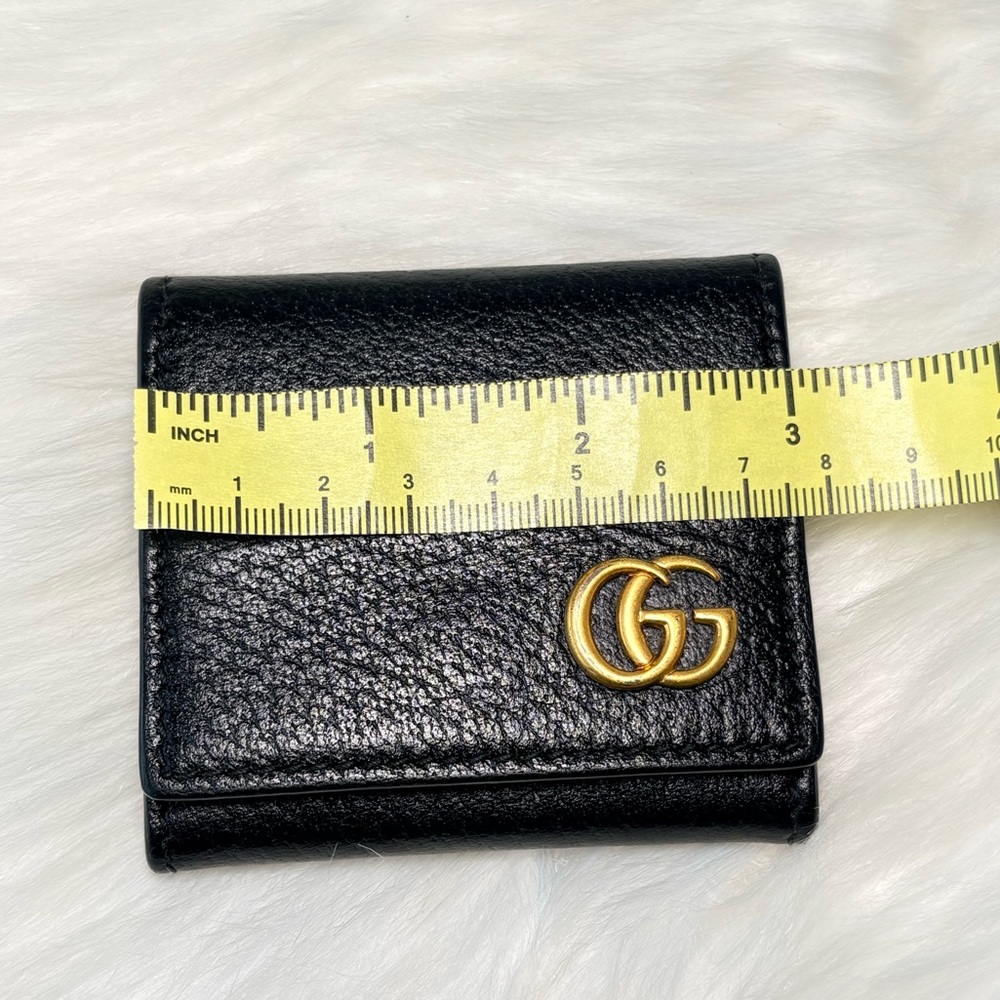 Gucci GG Marmont Black Leather Coin‎ Wallet - Picture 12 of 13